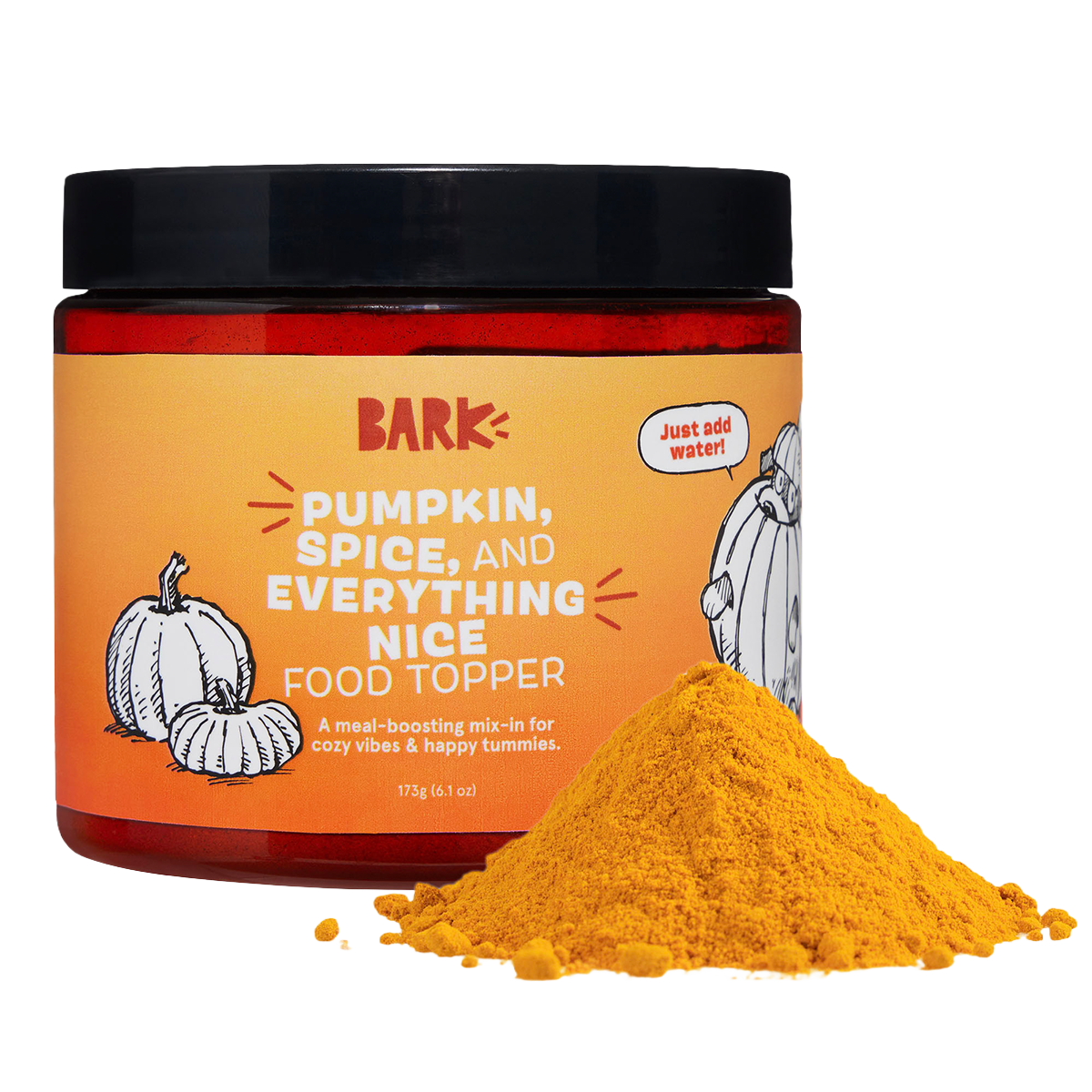 Pumpkin Spice, And Everything Nice Vegetarian Dog Food Meal Topper, 6.1 oz