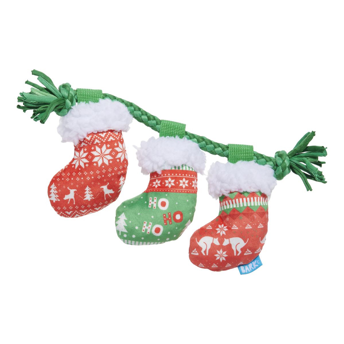 Stocking Tuggers Plush Tug Dog Toy