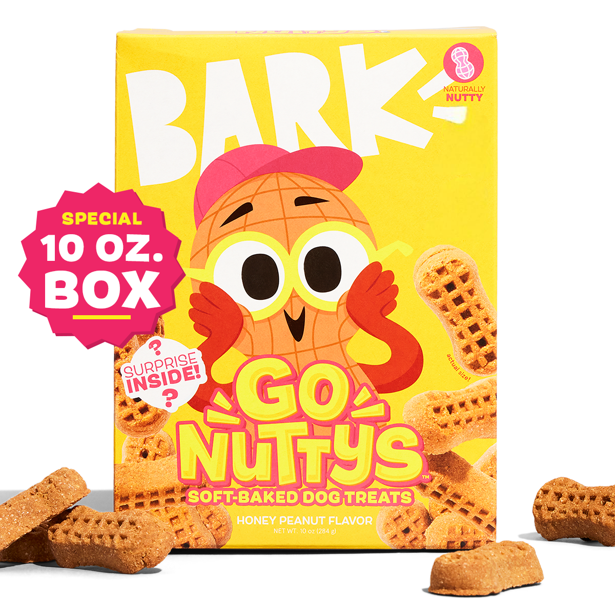 Go Nutty's™ Peanut Soft & Chewy Dog Treats, 10 oz