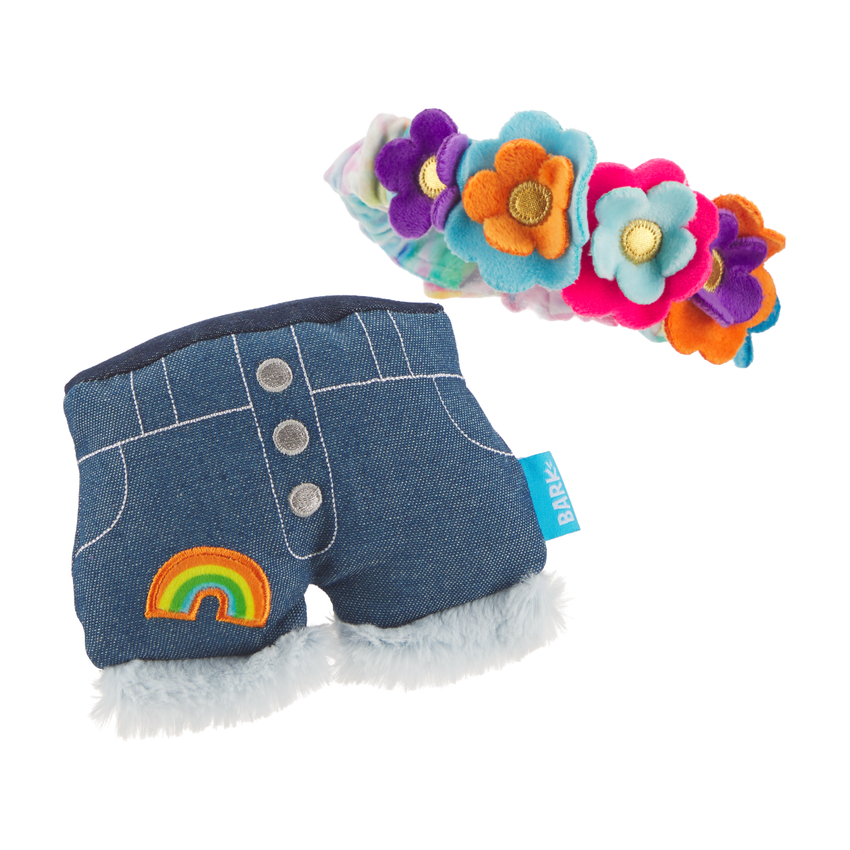 Grrroovy Threads Plush Multi-Part + Wearable Dog Toy