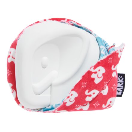 White Smellephant Durable Super Chewer 2-in-1 Rip and Reveal Dog Toy