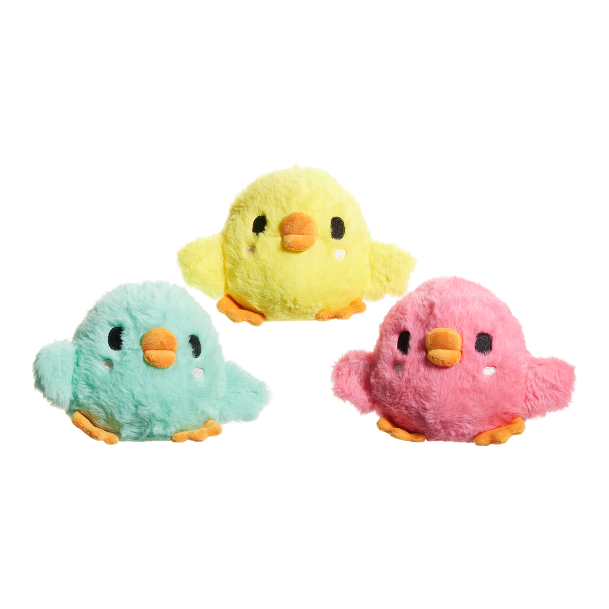 The Licksy Chicks Plush Multi-Part + Fetch Dog Toy