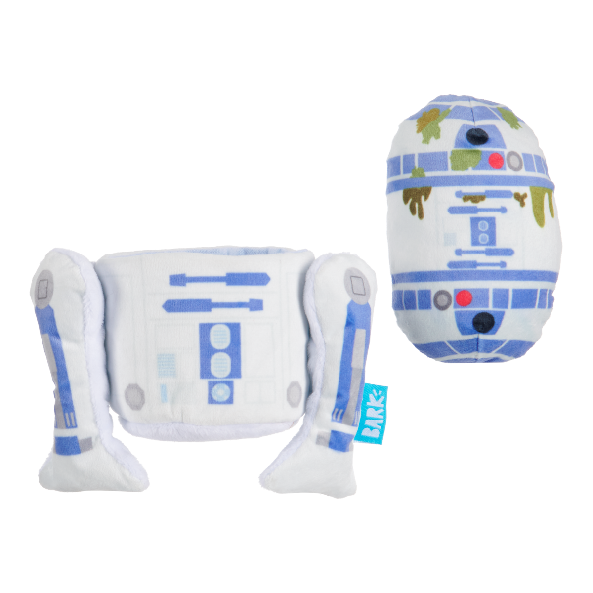 Beep Boop Squeak Plush Multi-Part + Fetch Dog Toy
