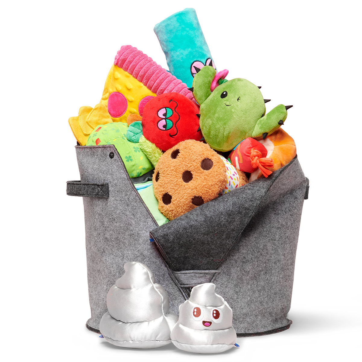 Felt Dog Toy Bin