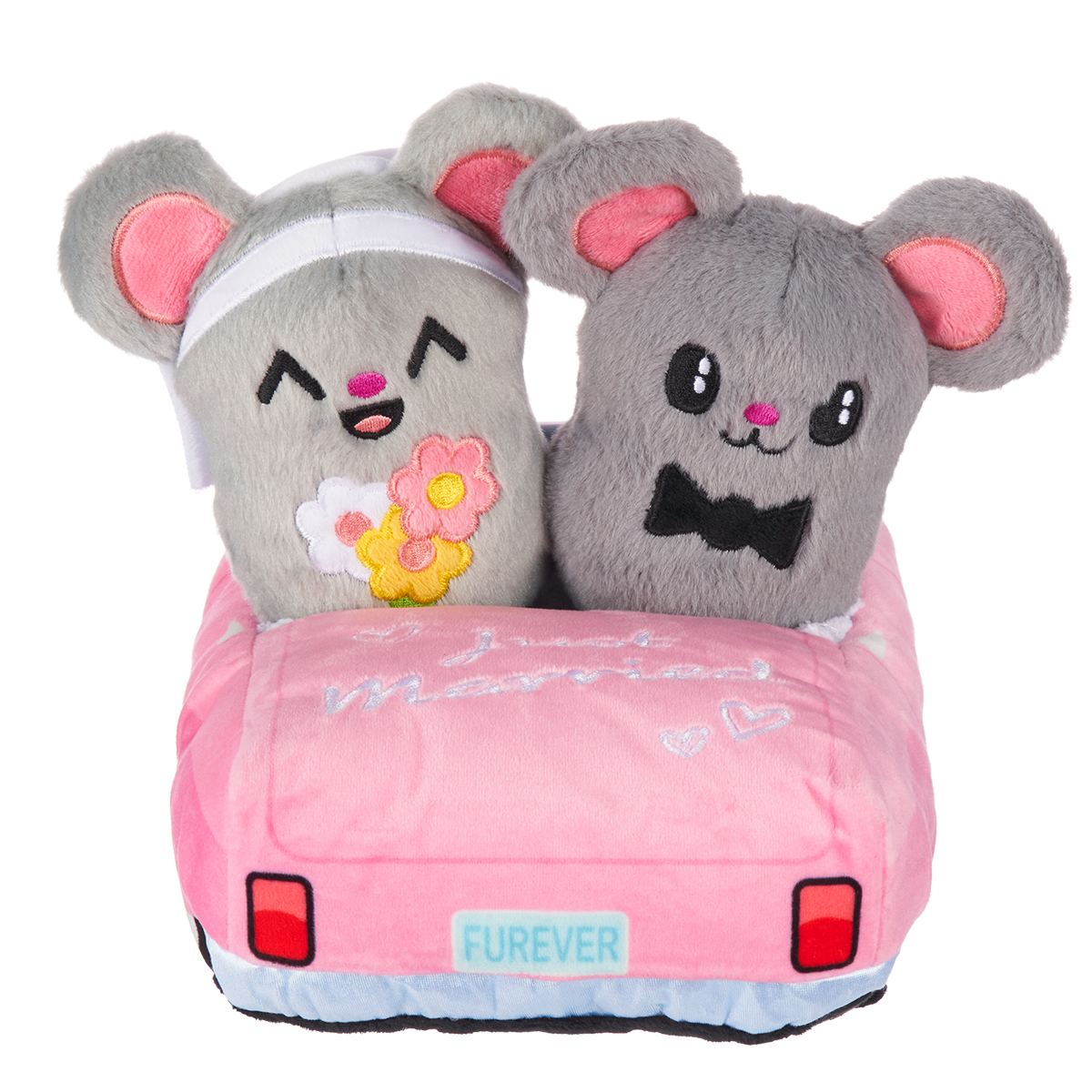 Mister and Mouses Plush Multi-Part Dog Toy