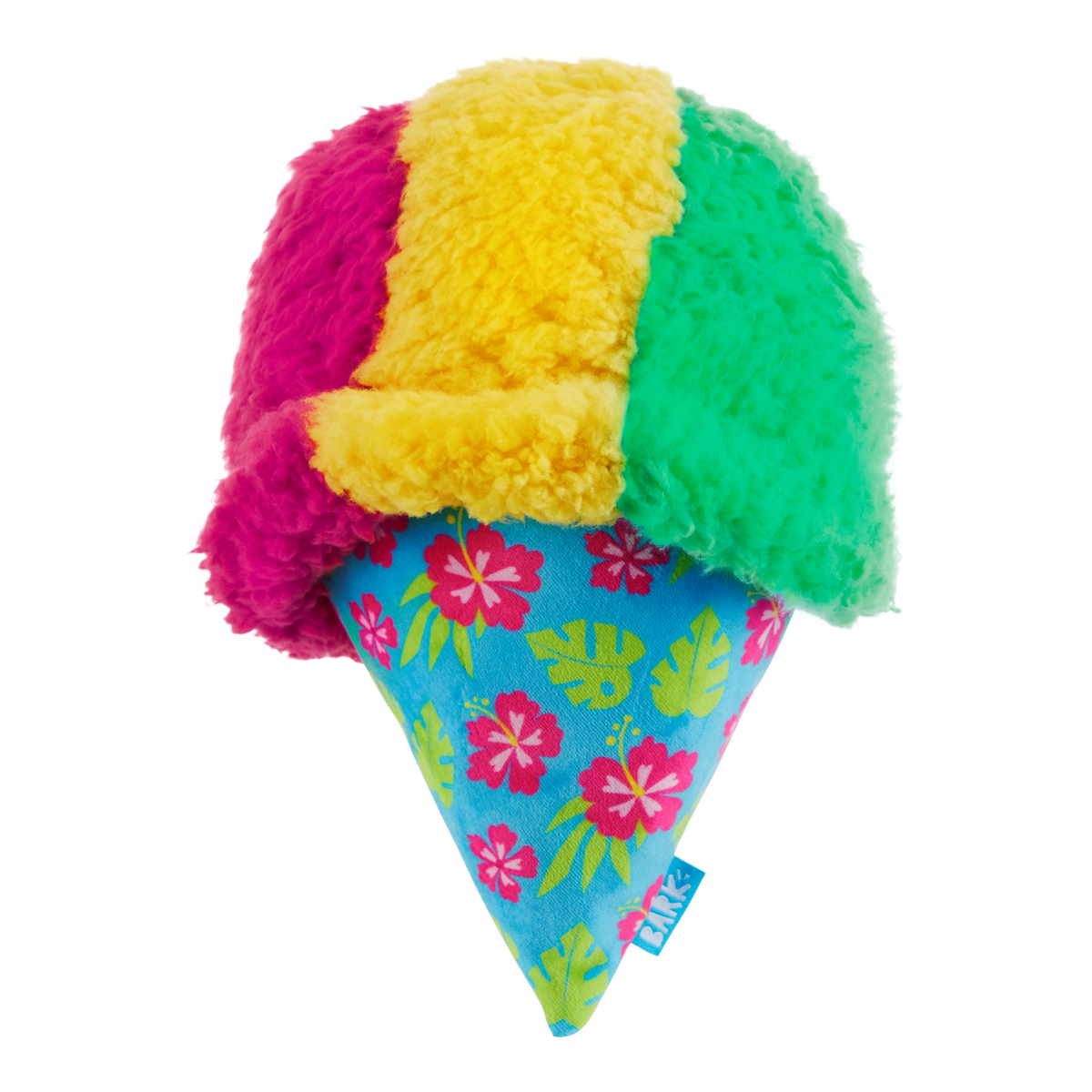 A-Sno-Ha Cone Plush Fetch Dog Toy