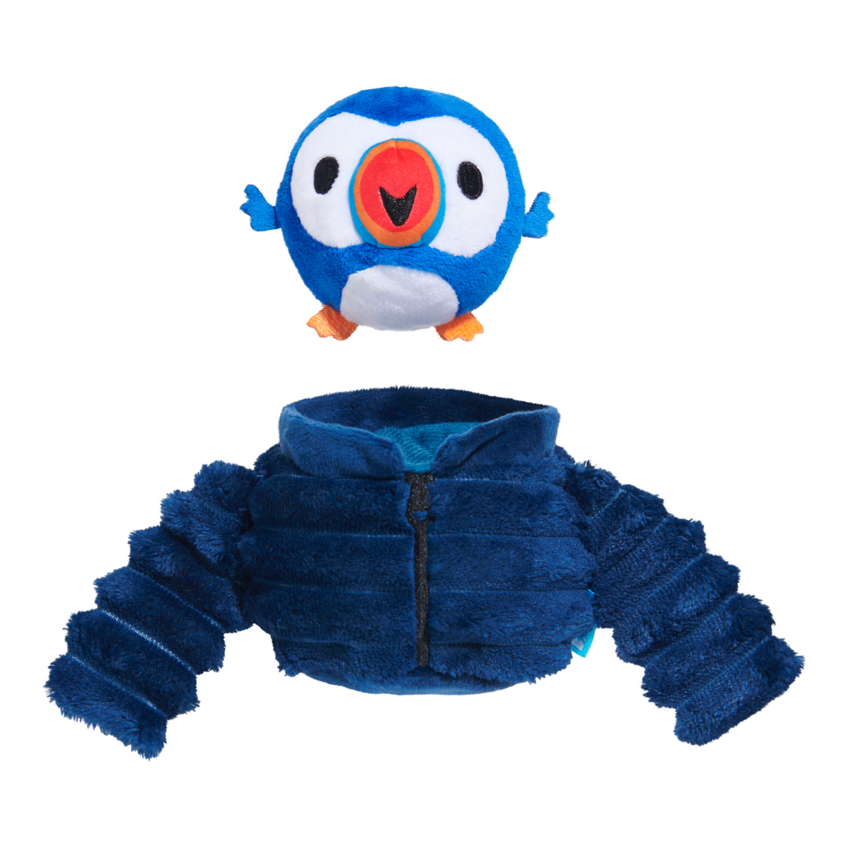 Puffer Puffin Plush Multi-Part + Enrichment Dog Toy