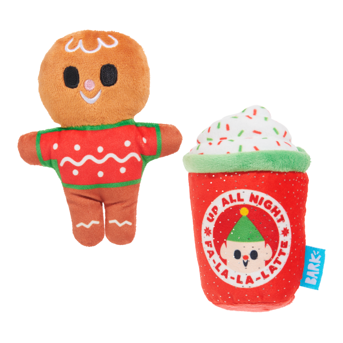 Ginger Brew Crew Plush Multi-Part Dog Toy
