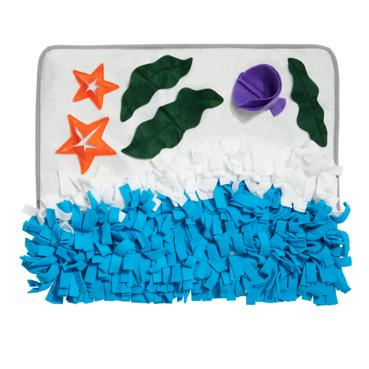 Beach Snuffle Mat Plush Enrichment Dog Toy