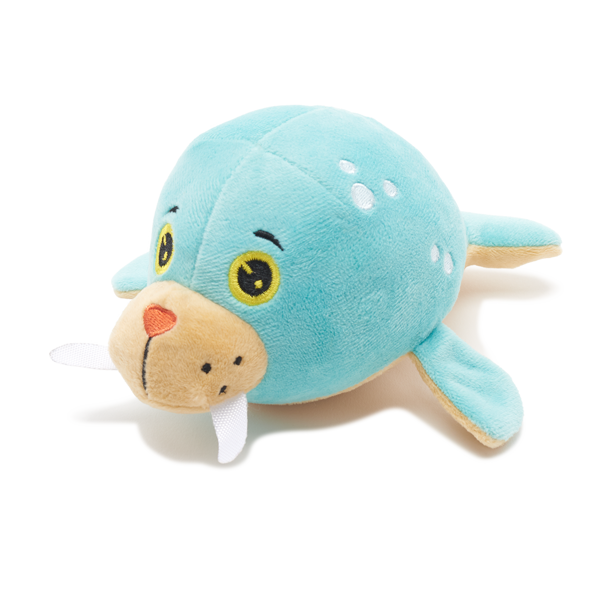 Blue Walrus Plush Tug + Fetch Dog Toy