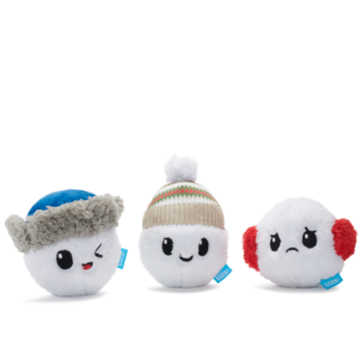 Ice, Ice, and Baby Plush Multi-Part Dog Toy