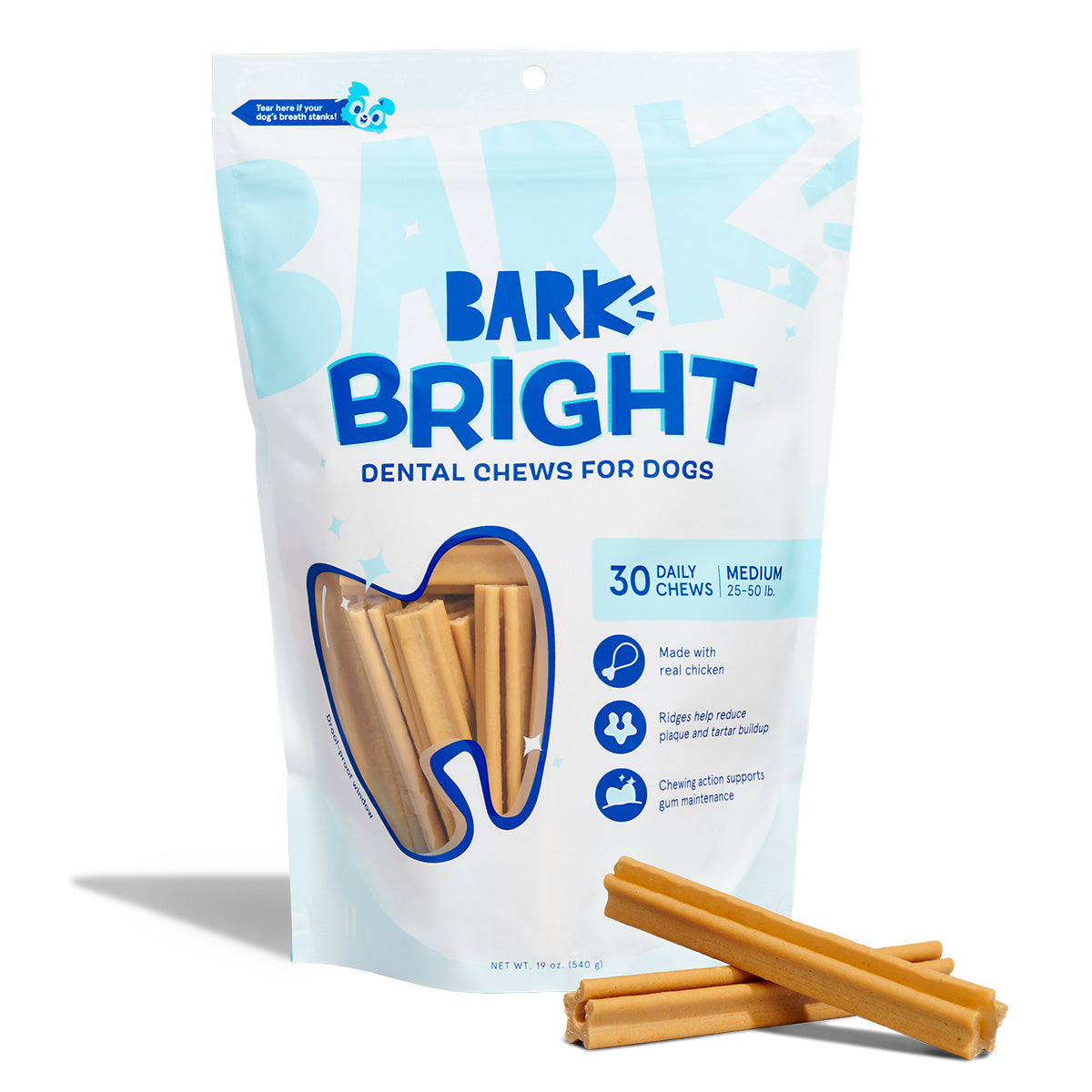 Bright Original Dental Chews, 30 Ct