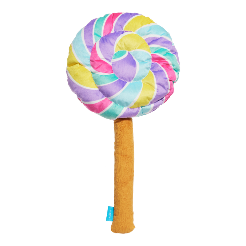 Lick-A-Lot Lollipop Plush Tug Dog Toy