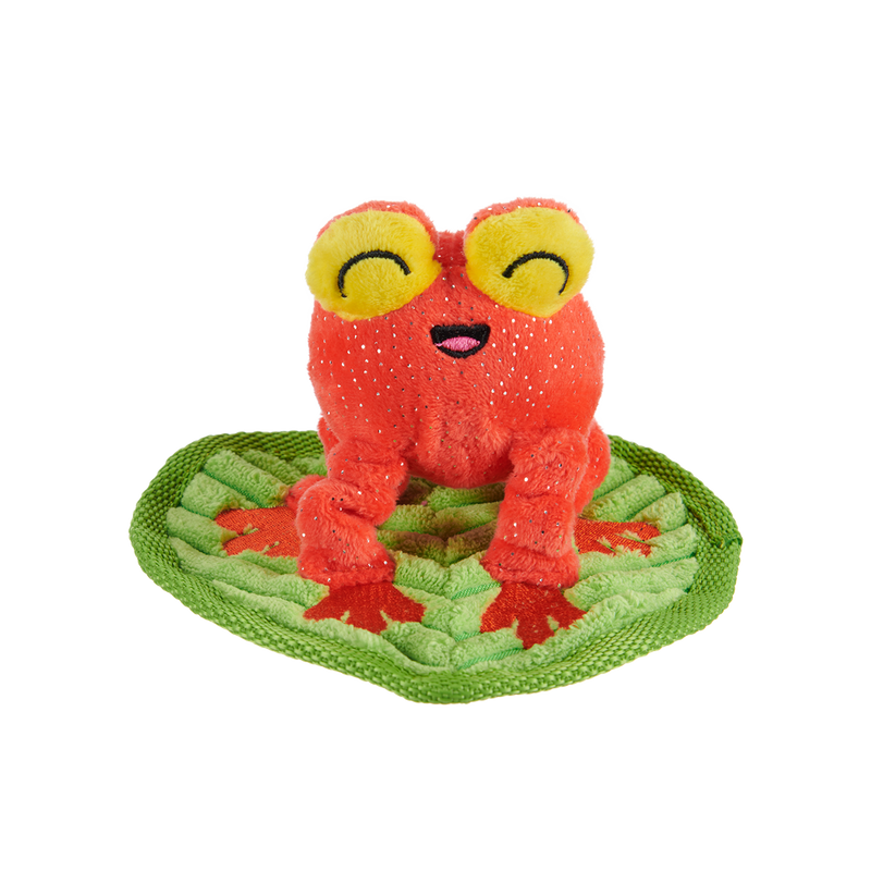 Tiana Tomato Frog Plush Tug Dog Toy