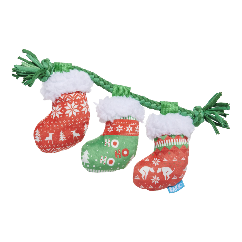 Stocking Tuggers Plush Tug Dog Toy