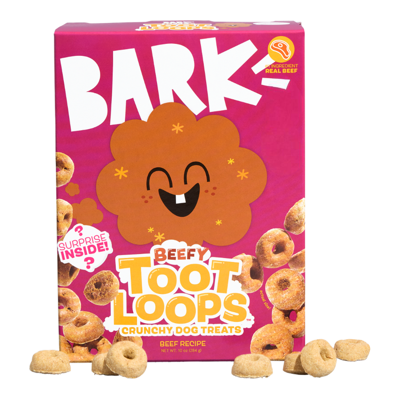 Beefy Toot Loops™ Beef Blend Hard & Crunchy Dog Treats, 10 oz