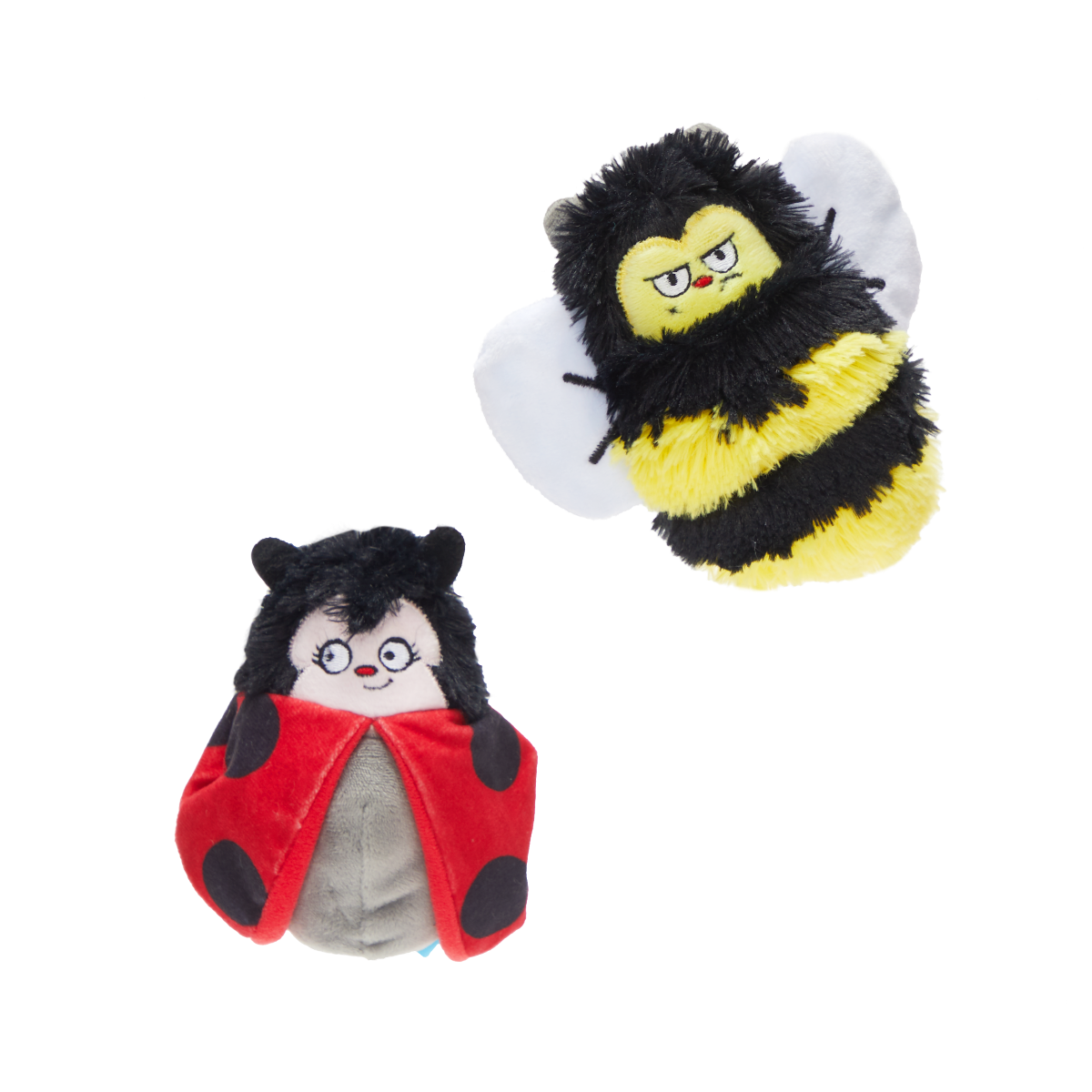 Simone & Jean-Paul The Love Bugs Plush Multi-Part + Fetch Dog Toy