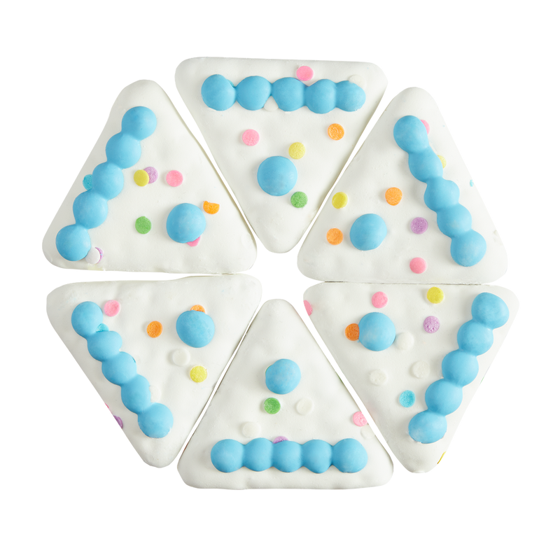 Barkday Cake Vegetarian Hard & Crunchy 6-Piece Dog Cookie