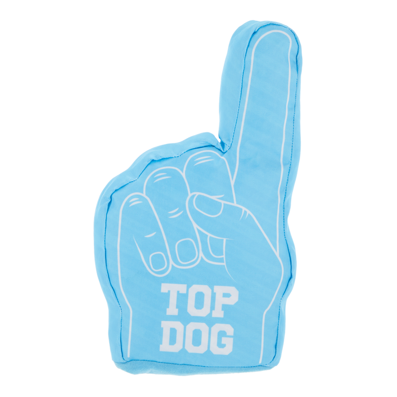 Top Dog Foam Finger Plush Enrichment Dog Toy