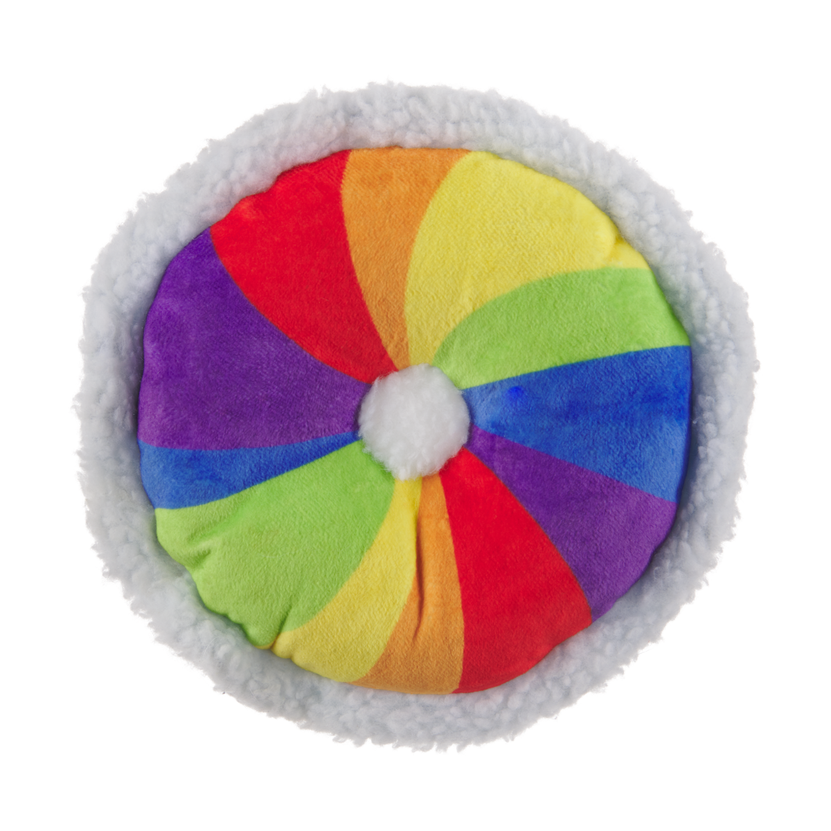 Rainbow-wow Bagel Plush Tug Dog Toy