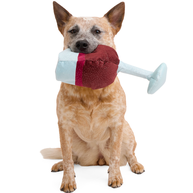 Grrrrande Vino Plush Extra-Large + Tug Dog Toy