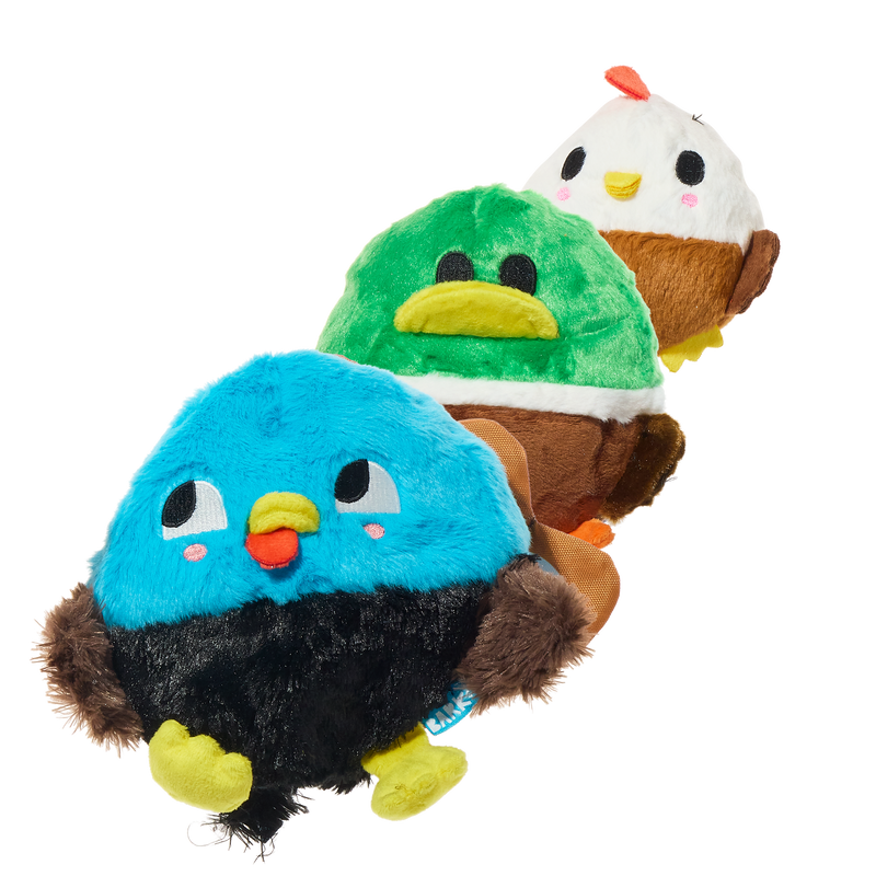 The Pecking Order Plush Multi-Part Dog Toy