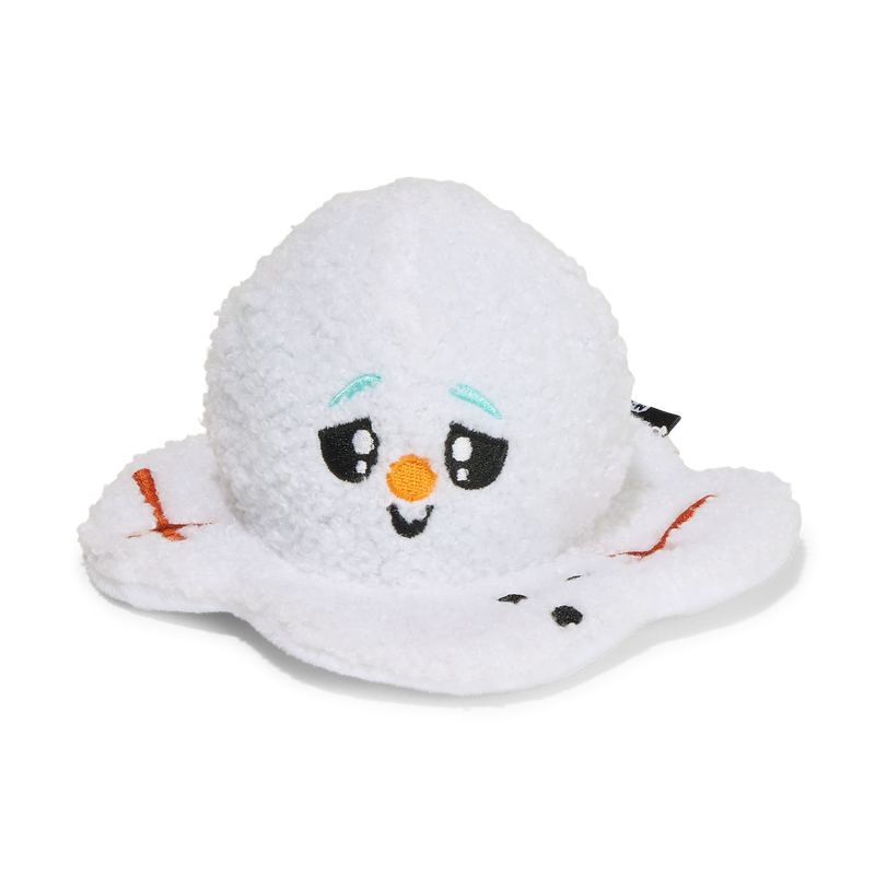 Slushy The Snowman Durable Super Chewer 2-in-1 Rip and Reveal Dog Toy