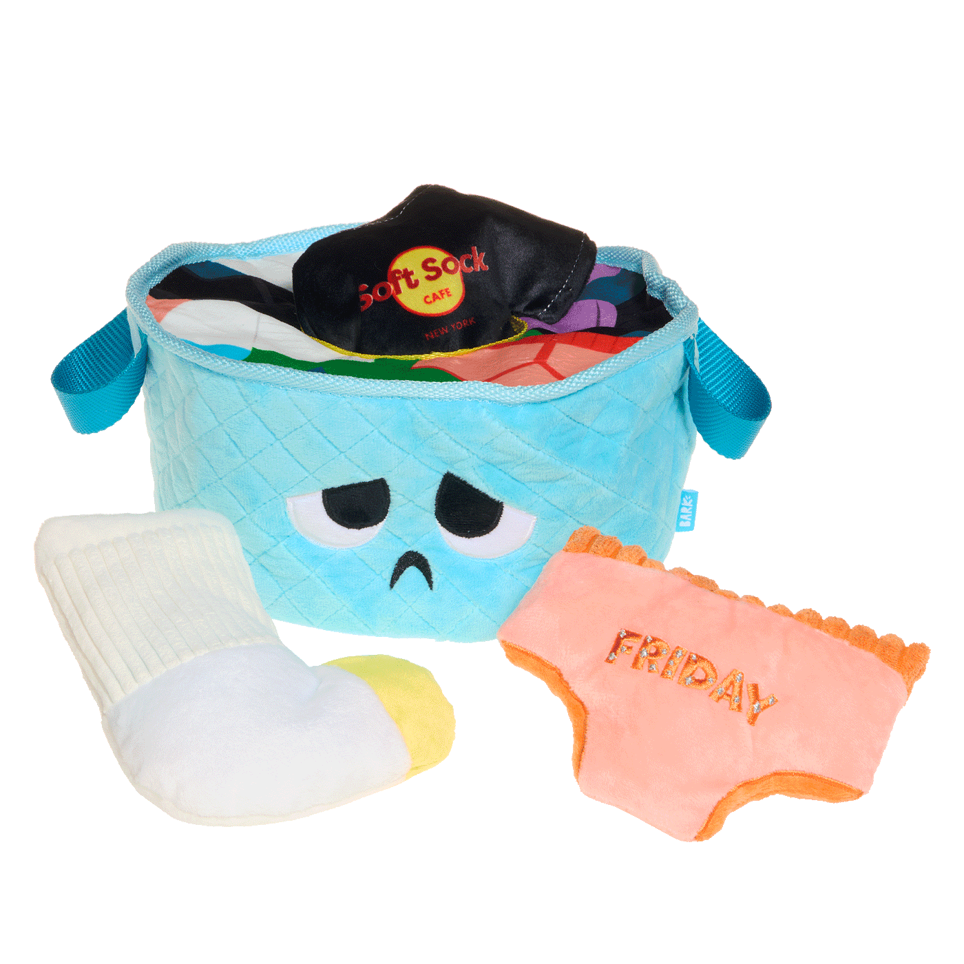 Basket Stace Plush Extra-Large + Enrichment Dog Toy