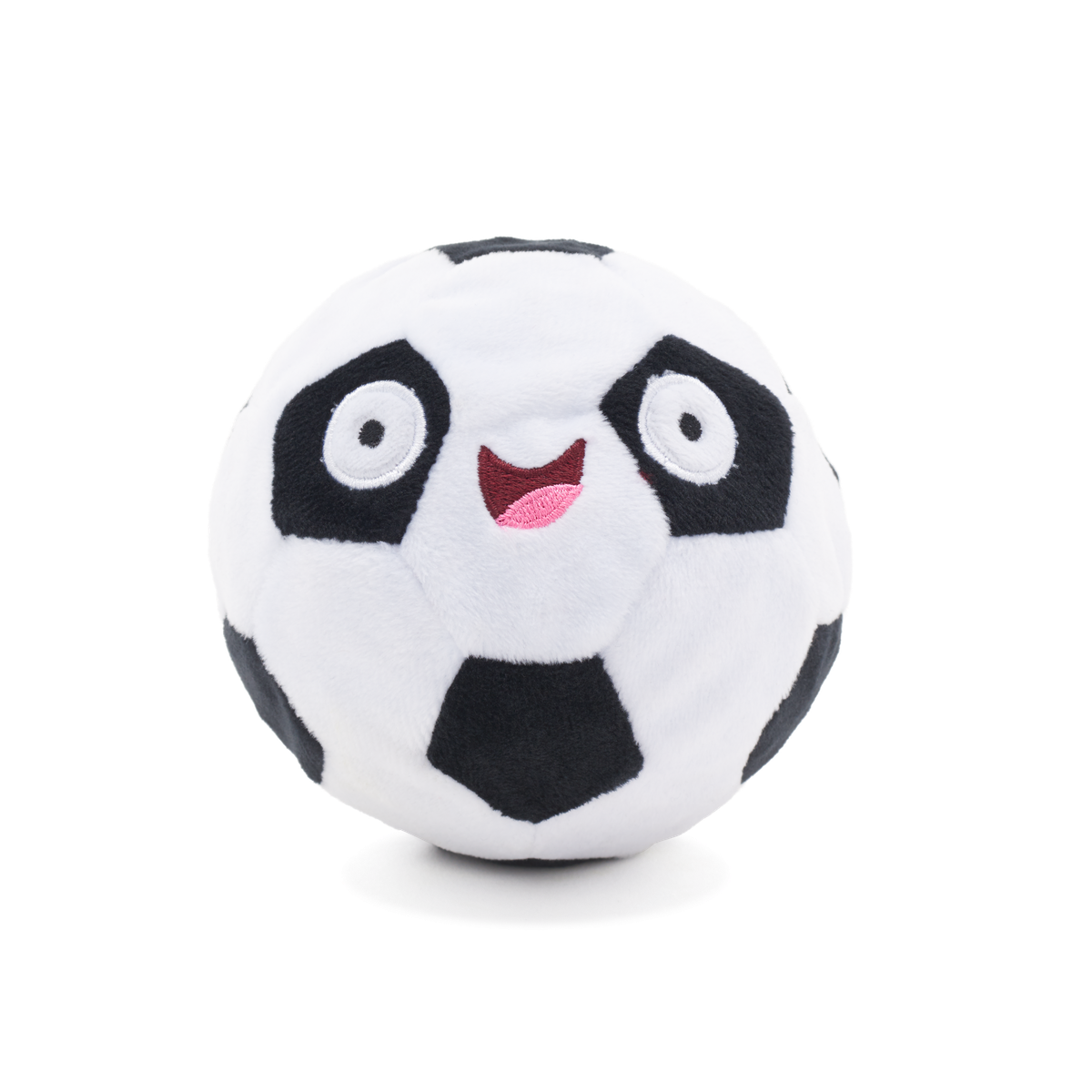 Kick & Lick Soccer Ball Plush Fetch Dog Toy