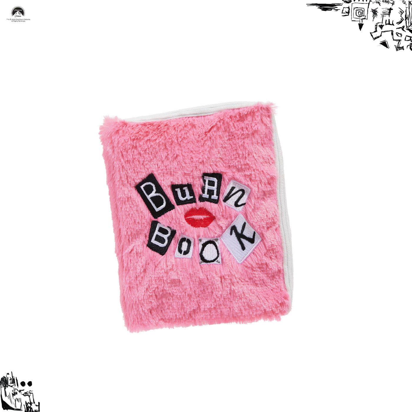 Burn Book Plush Tug + Enrichment Dog Toy