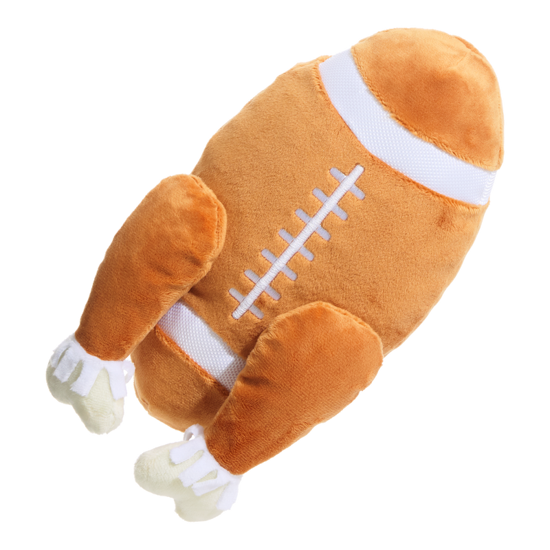 Turkey Day Football Plush Fetch Dog Toy