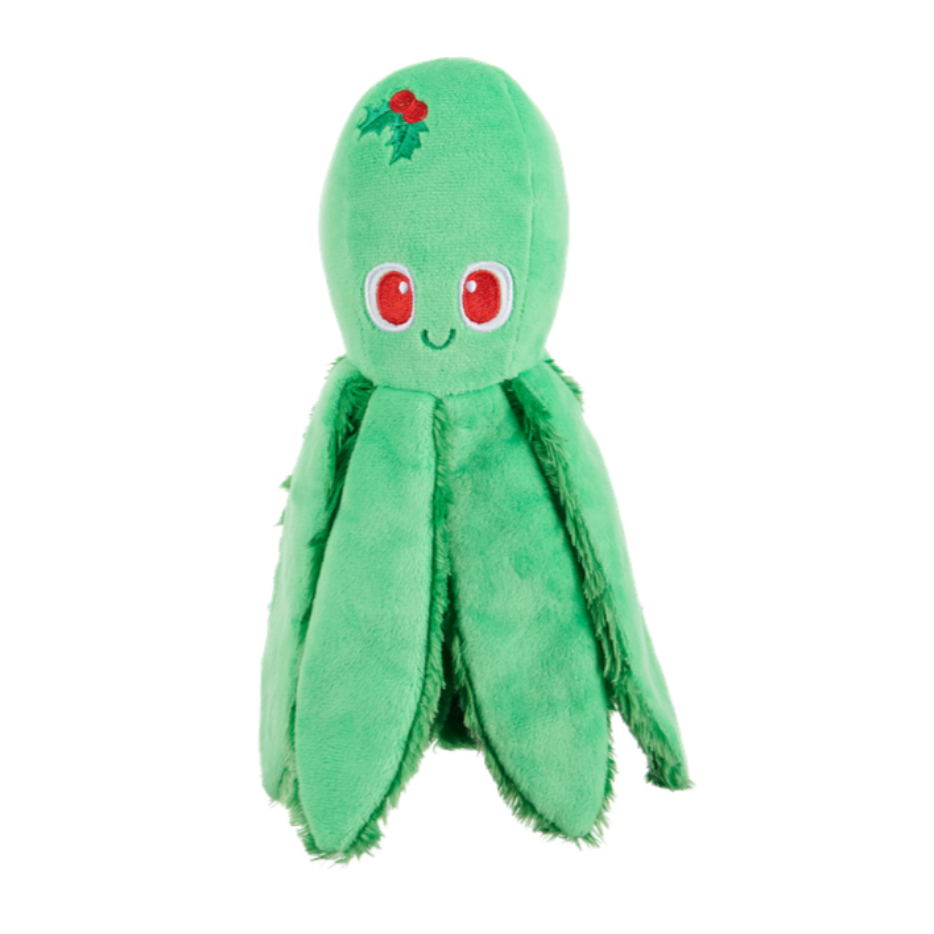 Holly Jolly Ollie Plush Tug Dog Toy