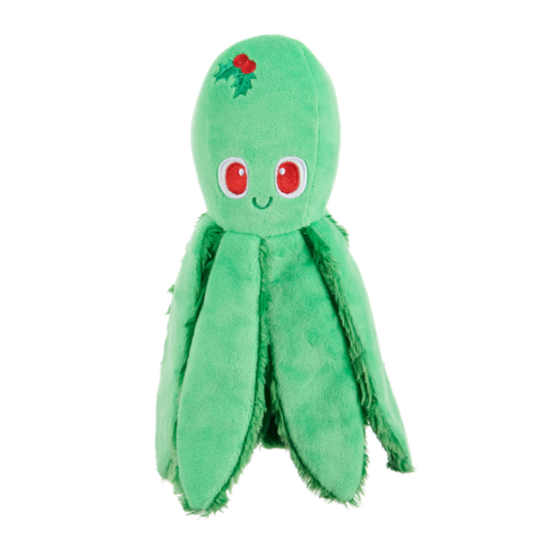 Holly Jolly Ollie Plush Tug Dog Toy