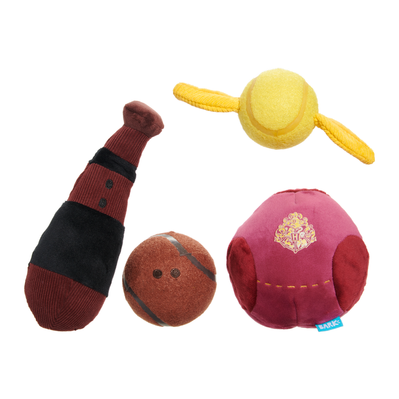Quidditch™ Equipment Pack Plush Multi-Part + Tennis Ball Fetch Dog Toy