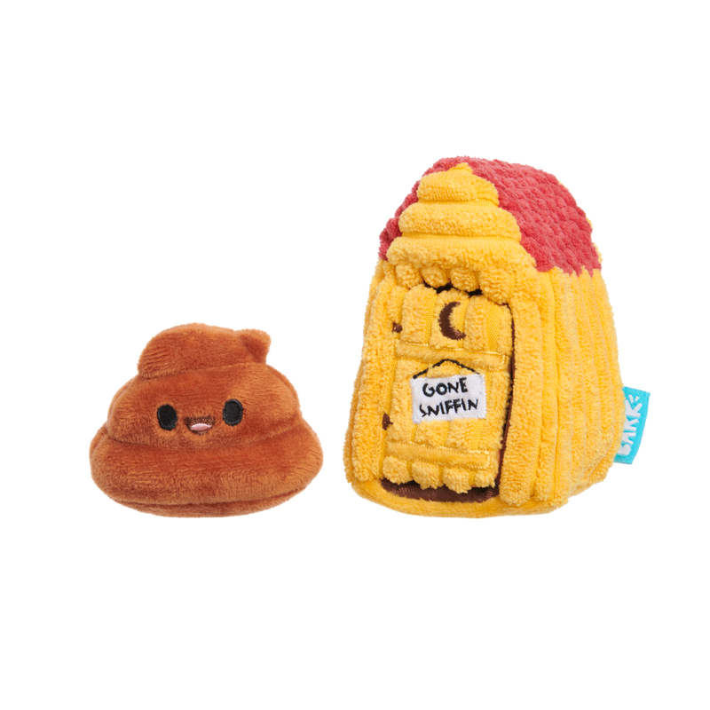 Turdbert's Snouthouse Plush Multi-Part + Enrichment Dog Toy