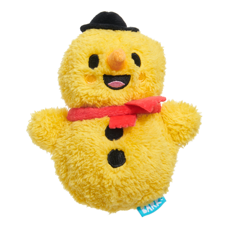 Mark the Yellow Snowman Plush Dog Toy