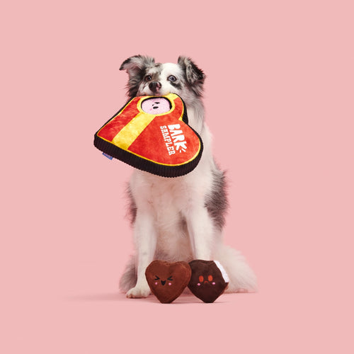 Barks of Chocolates Plush Multi-Part + Enrichment Dog Toy
