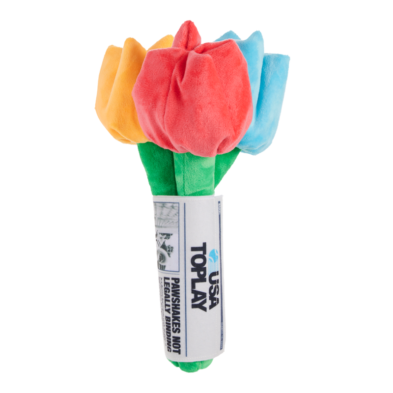 Cheer Up Boopquet Plush Tug + Multi-Part + Enrichment Dog Toy