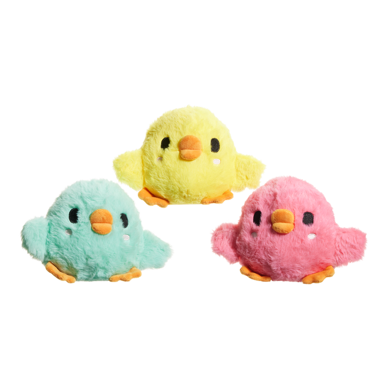 The Licksy Chicks Plush Multi-Part + Fetch Dog Toy
