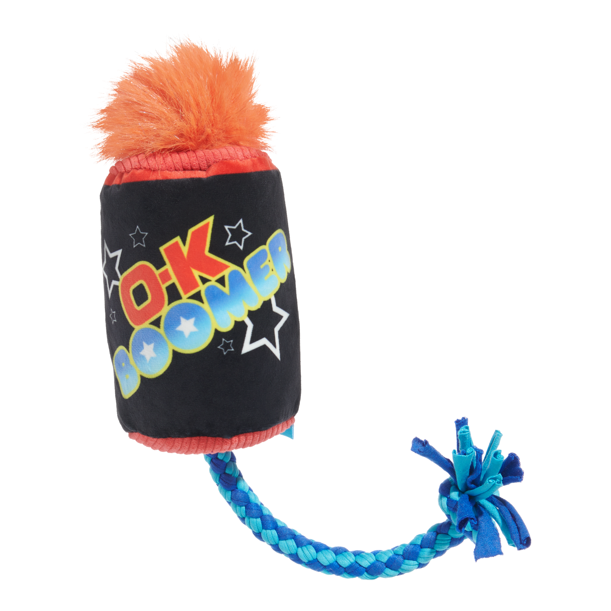 O-K Boomer Plush Tug Dog Toy
