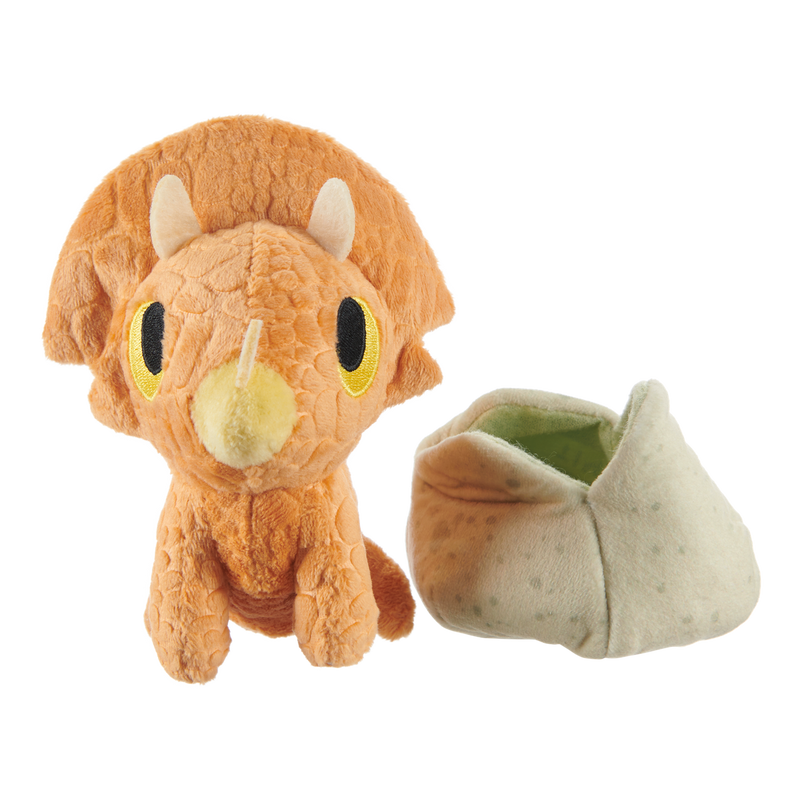 Baby Triceratops Plush Multi-Part + Enrichment Dog Toy