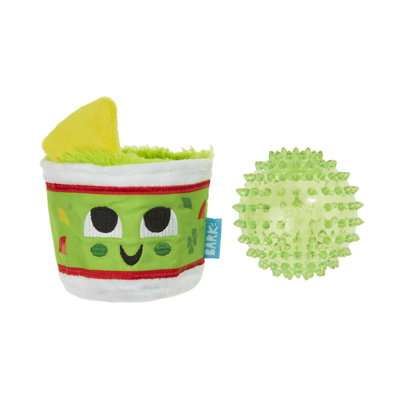 Guac A-Molly Plush Multi-Part + Fetch + Enrichment Dog Toy