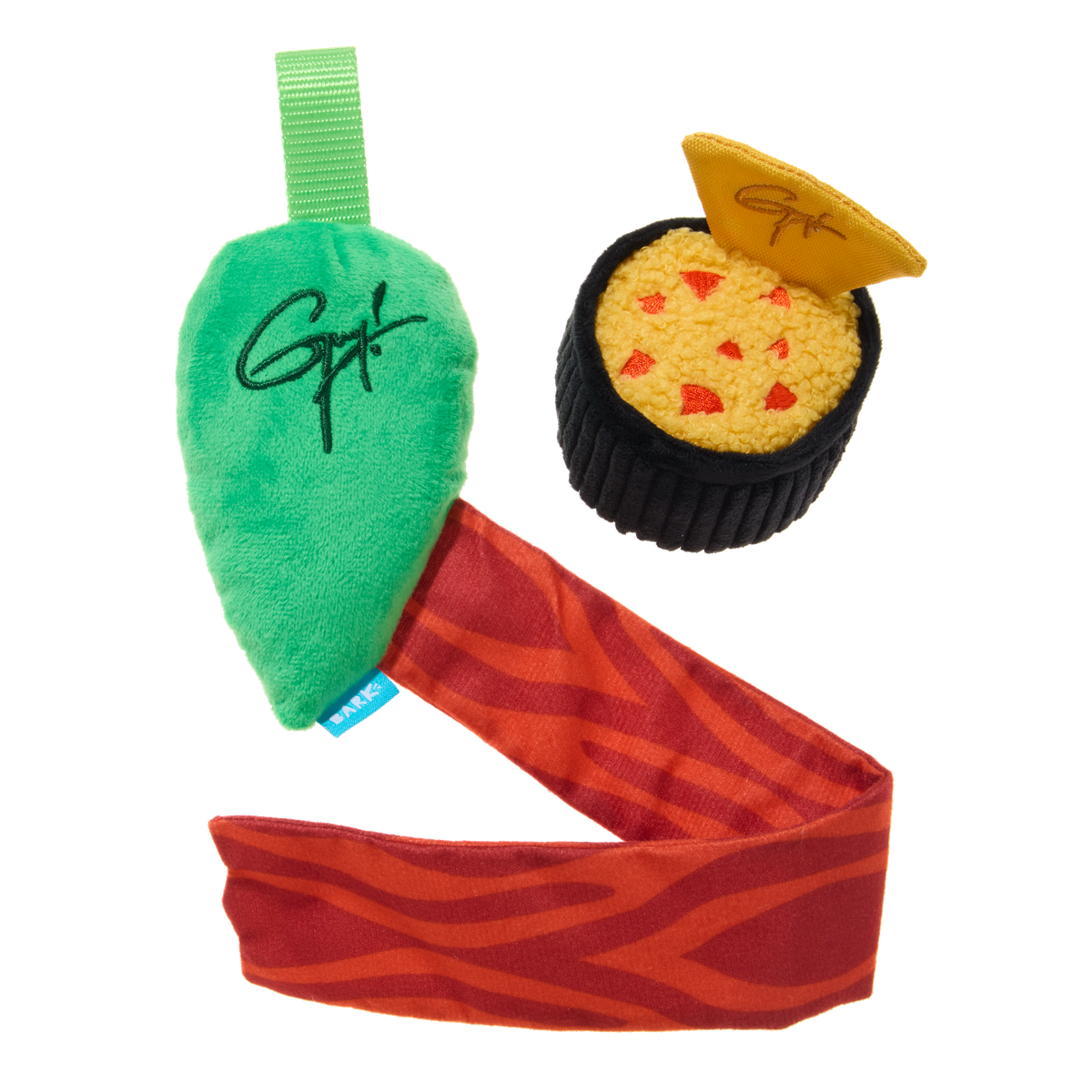 Guy's Yappetizers Plush Multi-Part Dog Toy