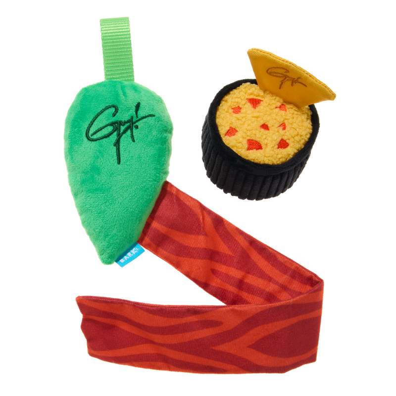 Guy's Yappetizers Plush Multi-Part Dog Toy