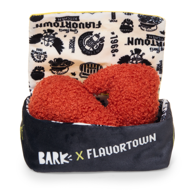 Flavgrrrtown Wings Plush Multi-Part + Enrichment Dog Toy