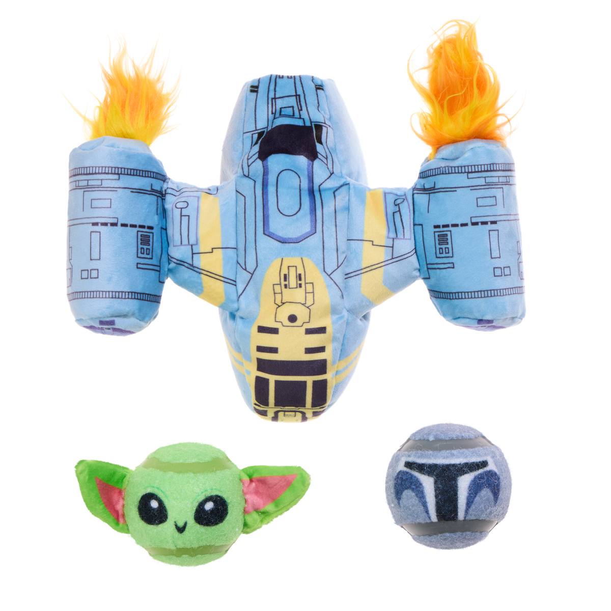 Razor Crest™ Plush 3-in-1 + Fetch Dog Toy