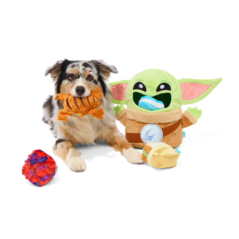 Snack Attack Grogu™ Plush Extra-Large Multi-Part + Enrichment Dog Toy