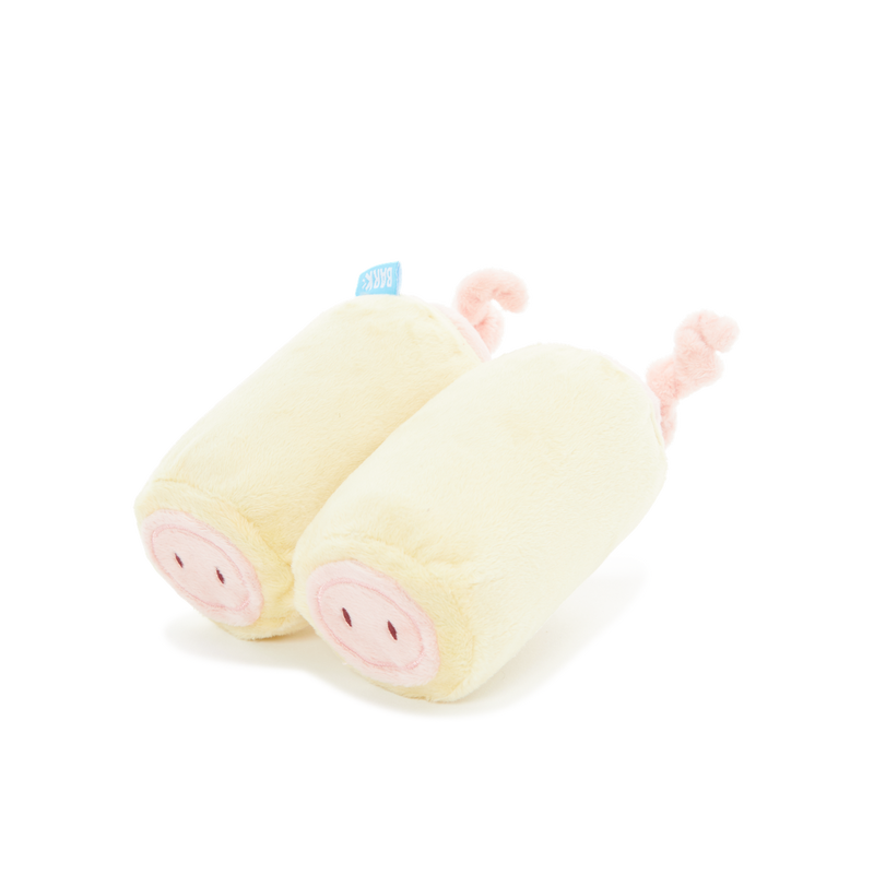 Pigs in a Blanket Plush Tug Dog Toy