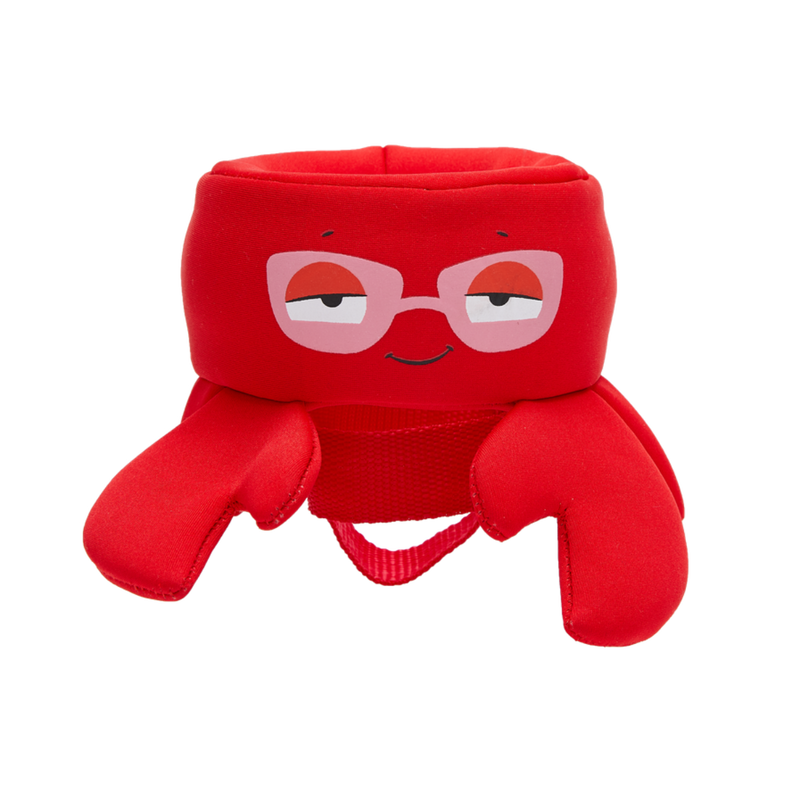 Crab Me A Drink Plush Enrichment Dog Toy