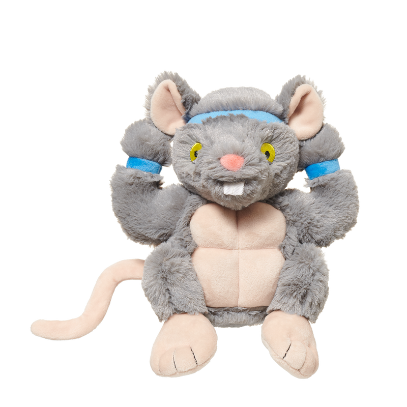 Bodybuilding Brodent Plush Tug Dog Toy